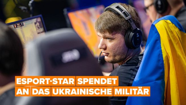 Esport-Star spendet an das ukrainische Militär